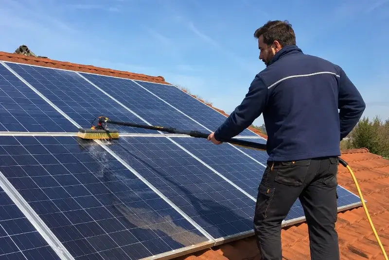 Nettoyage et entretien de panneaux solaires à Lafare